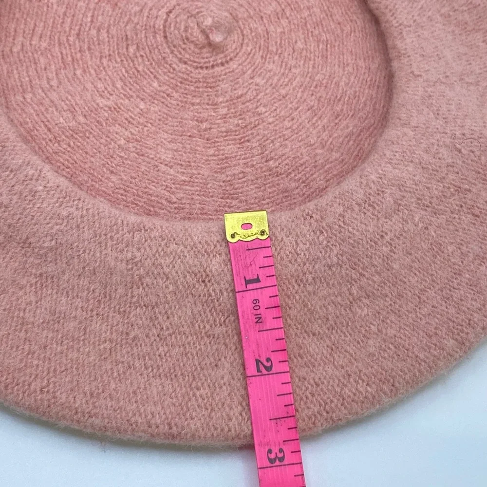 NWOT Coquette Pink Wool Blend Beret French Girl Parisian Chic Soft Girl - OS
